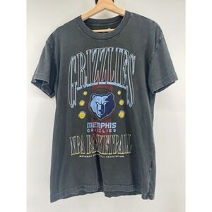 Abercrombie & Fitch Memphis Grizzlies NBA washed t-shirt in dark gray Size Small